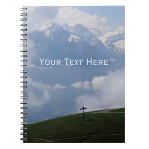 Cuaderno bloc de notas del personalizado de Alpes austríaco
