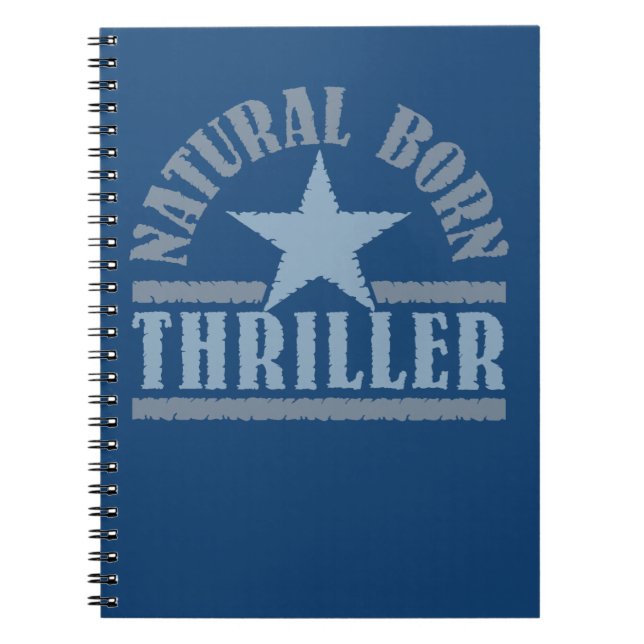 Cuaderno bloc de notas del personalizado de Thriller Nacido (Frente)