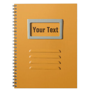 Cuaderno bloc de notas del personalizado del archivador de