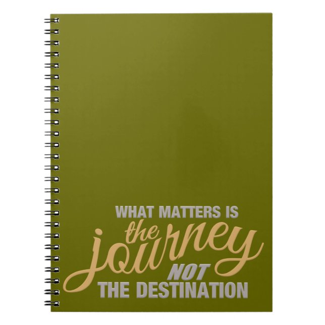 Cuaderno bloc de notas del personalizado JOURNEY (Frente)
