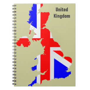 Cuaderno bloc de notas del Reino Unido