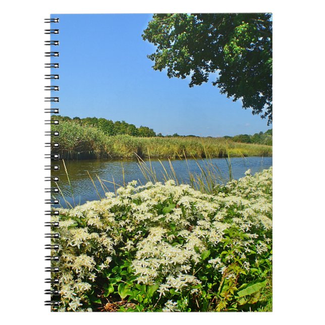 Cuaderno Bloc de notas del río Guilford (Frente)
