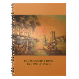Cuaderno Bloc de notas del río Misisipi