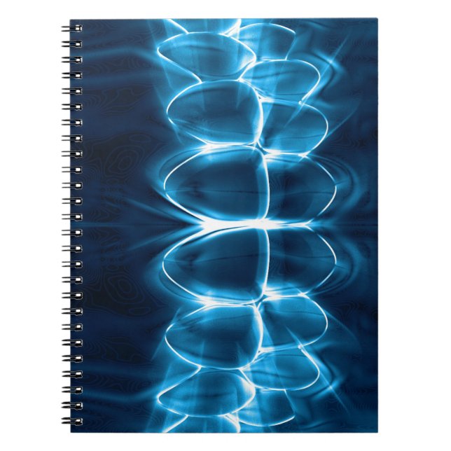 Cuaderno Bloc de notas dentista azul brillante (Frente)