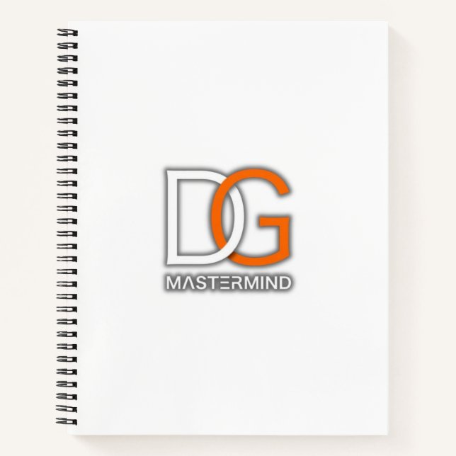 Cuaderno Bloc de notas DG Mastermind de 8,5" x 11" (Anverso)