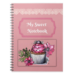 Cuaderno Bloc de notas/Diario Mi bollería rosa dulce portát