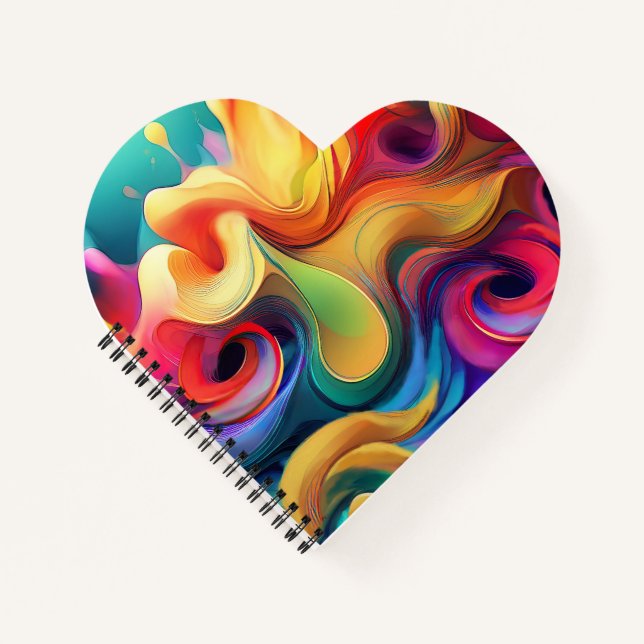 Cuaderno Bloc de notas dinámico en espiral ABSTRACT (Anverso)