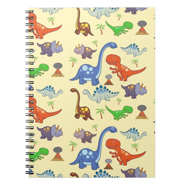 Cuaderno Bloc de notas Dino World Spiral (Frente)