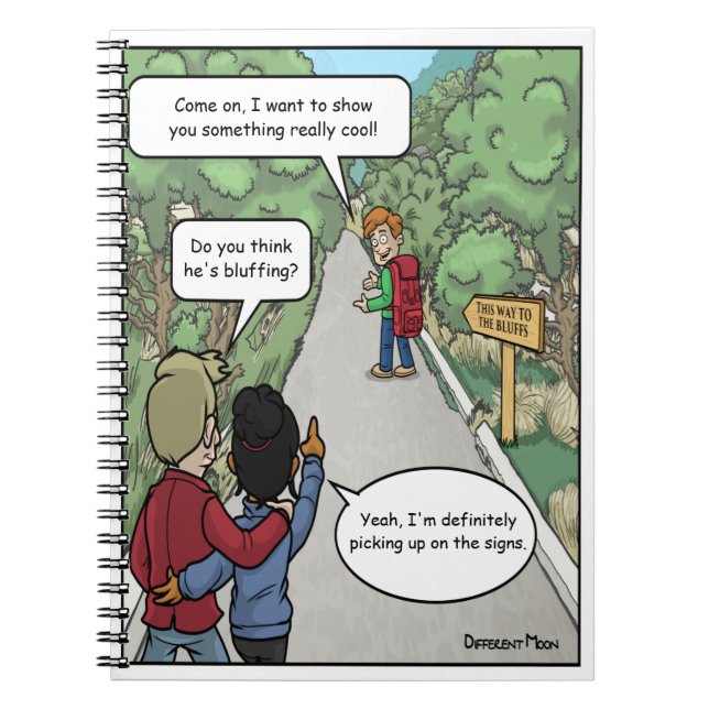 Cuaderno Bloc de notas divertida (Frente)