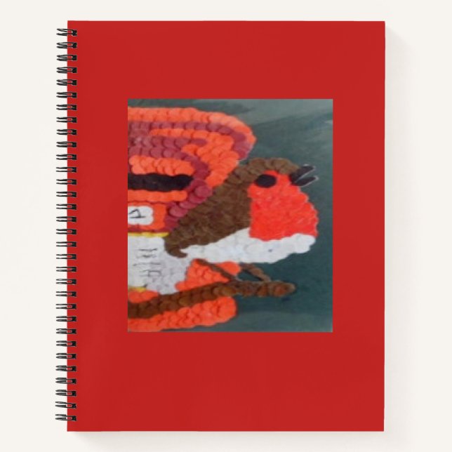 Cuaderno Bloc de notas Dotty Robin Spiral (Anverso)