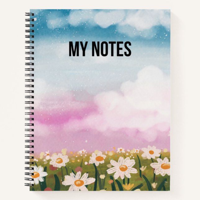 Cuaderno Bloc de notas Dream Garden (Anverso)