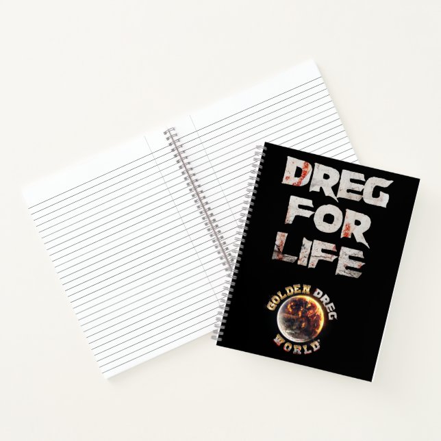 Cuaderno Bloc de notas Dreg for Life Spiral (Interior)