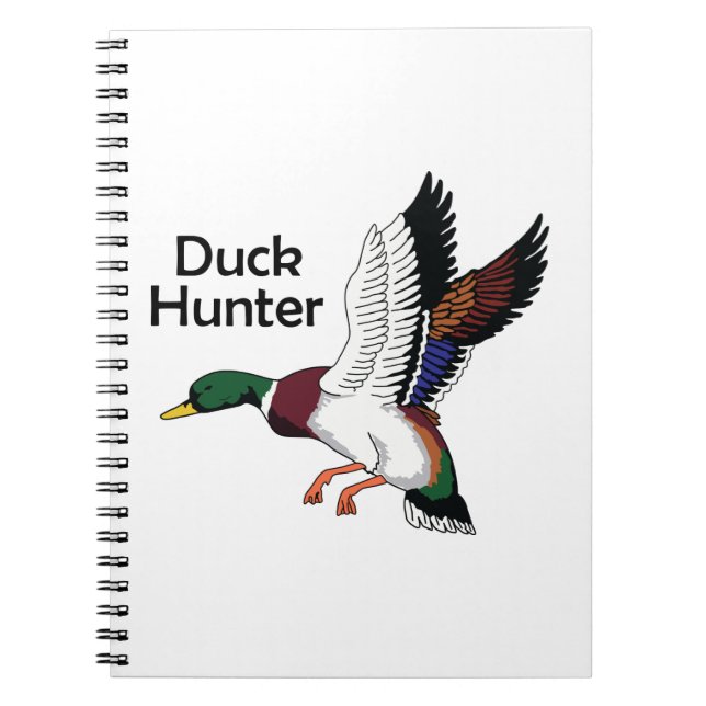 Cuaderno Bloc de notas Duck Hunter (Frente)