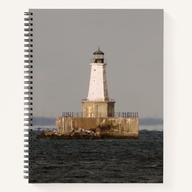 Cuaderno bloc de notas East Charity Shoal Light (Anverso)
