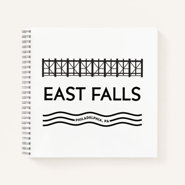 Cuaderno Bloc de notas East Falls (Anverso)