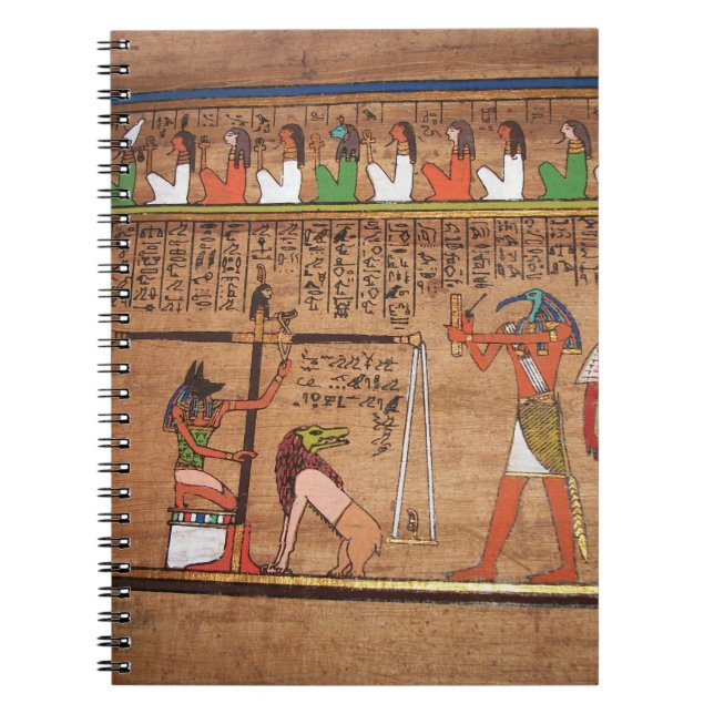 Cuaderno Bloc de notas Egipto-jeroglíficos (Frente)
