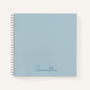 Cuaderno Bloc de notas elegante con nombre personalizado Pa
