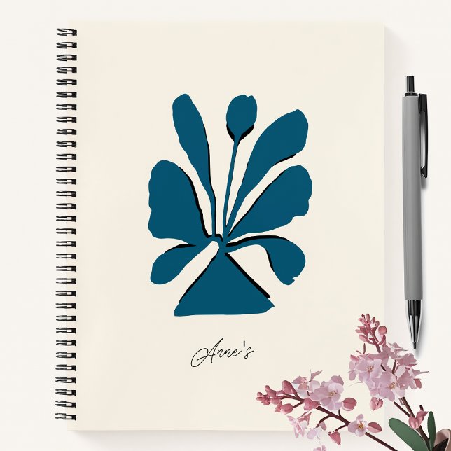 Cuaderno Bloc de notas elegante y personalizado (Elegant Bloom Notebook)