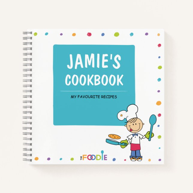 Cuaderno Bloc de notas en blanco personalizado (Anverso)