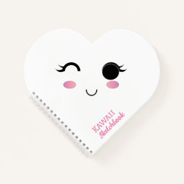 Cuaderno Bloc de notas en Chica de Kawaii