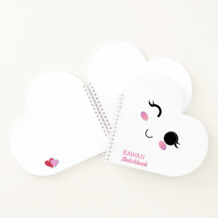 Cuaderno Bloc de notas en Chica de Kawaii