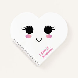 Cuaderno Bloc de notas en Chica de Kawaii