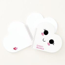 Cuaderno Bloc de notas en Chica de Kawaii