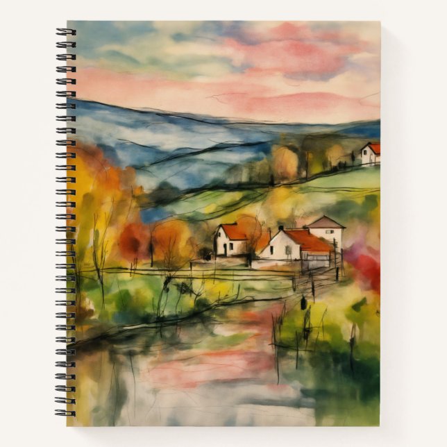 Cuaderno bloc de notas en espiral (Anverso)