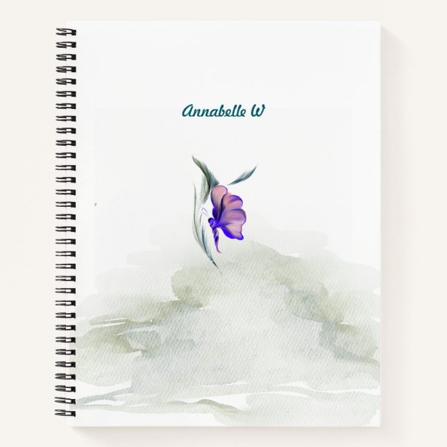 Cuaderno bloc de notas en espiral (Anverso)