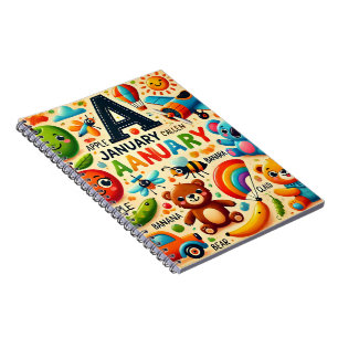 Cuaderno bloc de notas en espiral