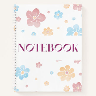 Cuaderno bloc de notas en espiral