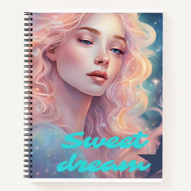 Cuaderno bloc de notas en espiral (Anverso)