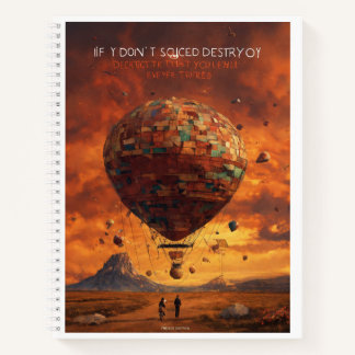 Cuaderno bloc de notas en espiral