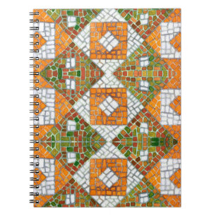 Cuaderno Bloc de notas en espiral AUTUMN MOSAIC 6.5x8.75