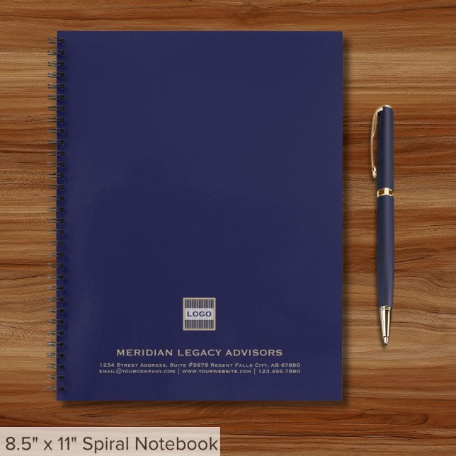 Cuaderno Bloc de notas en espiral azul de la Marina persona (Subido por el creador)