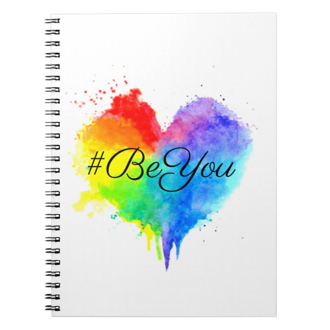 Cuaderno Bloc de notas en espiral Be You (Frente)