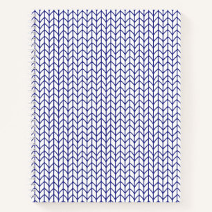 Cuaderno Bloc de notas en espiral BLUE LINE KNIT de 8,5" x1