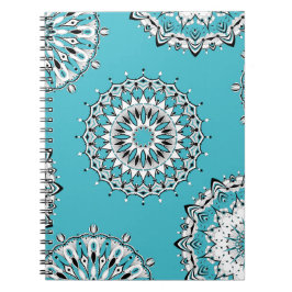 Cuaderno Bloc de notas en espiral Blue Mandalas 1