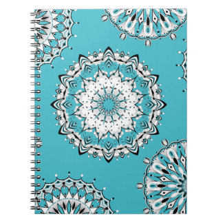 Cuaderno Bloc de notas en espiral Blue Mandalas 3