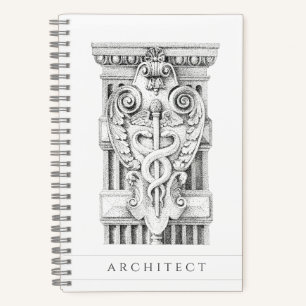 Cuaderno Bloc de notas en espiral CADUCEUS 5.5x8.5