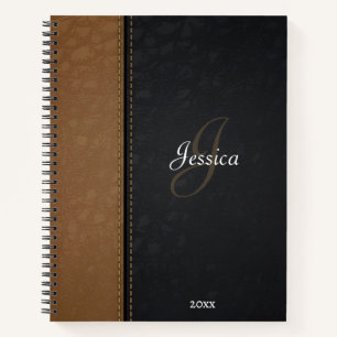 Cuaderno Bloc de notas en espiral clásico con nombre person