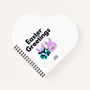 Cuaderno Bloc de notas en espiral con forma de corazón cone