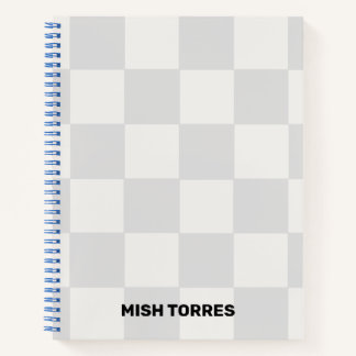 Cuaderno Bloc de notas en espiral con nombre personalizado