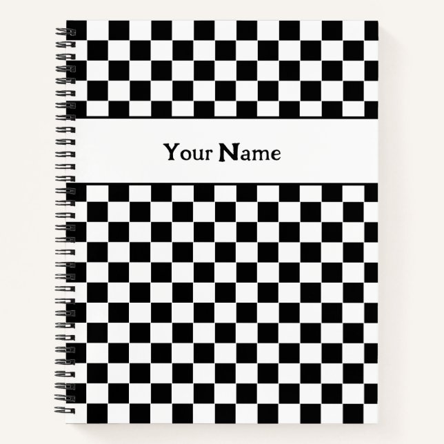 Cuaderno Bloc de notas en espiral con nombre personalizado (Anverso)