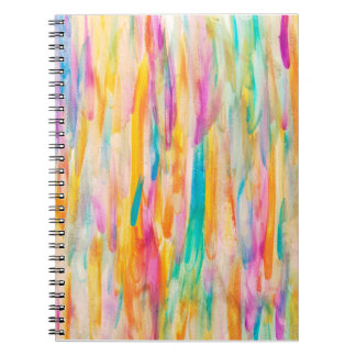 Cuaderno Bloc de notas en espiral con obras de arte pintada