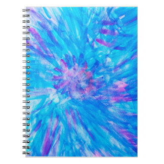 Cuaderno Bloc de notas en espiral con obras de arte pintada