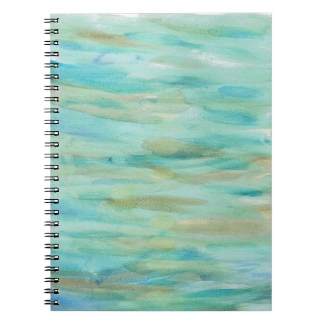Cuaderno Bloc de notas en espiral con obras de arte pintada (Frente)