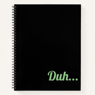 Cuaderno Bloc de notas en espiral con palabras
