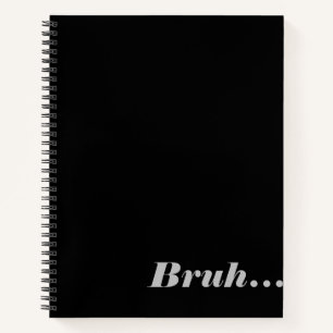 Cuaderno Bloc de notas en espiral con palabras