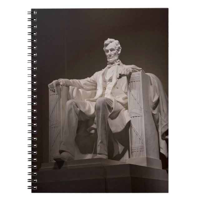 Cuaderno Bloc de notas en espiral conmemorativo Lincoln (Frente)